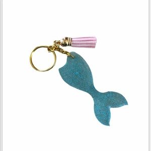 🎉🎉3x HP!!🎉🎉 Handmade Mermaid Tail Keychain